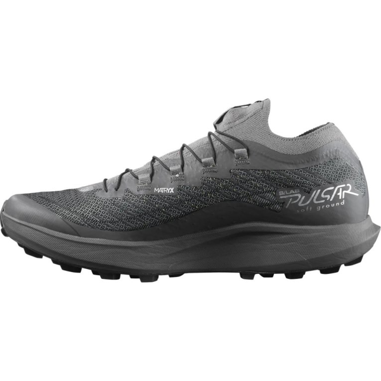 Black Salomon S/Lab Pulsar Soft Ground Women's Trail Running Shoes | IE ZG7839